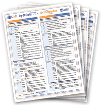 ICD-10 Orthopaedics Crosswalk